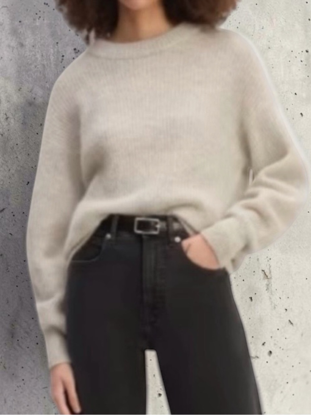 New! EVERLANE ALPACA NWOT CREW
SWEATER SIZE MEDIUM